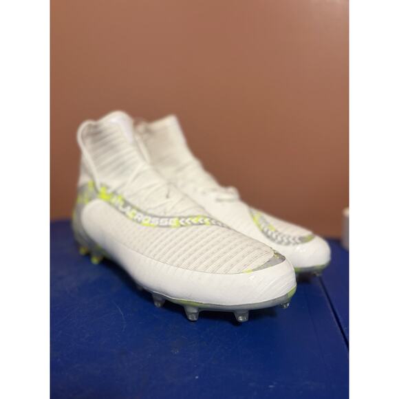 Under Armor Men’s Teleknit Highlighter & White Lacrosse Cleats Size 15 main image 6